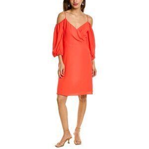 Trina Turk 'Sonora Sunrise' Cold-Shoulder Mini Dress, Poppy